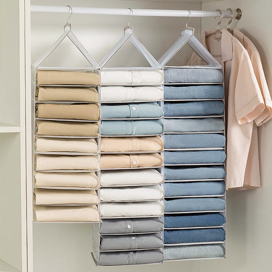 Hanging Closet Foldable Organizer with Hook