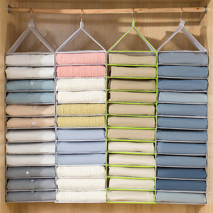 Hanging Closet Foldable Organizer with Hook