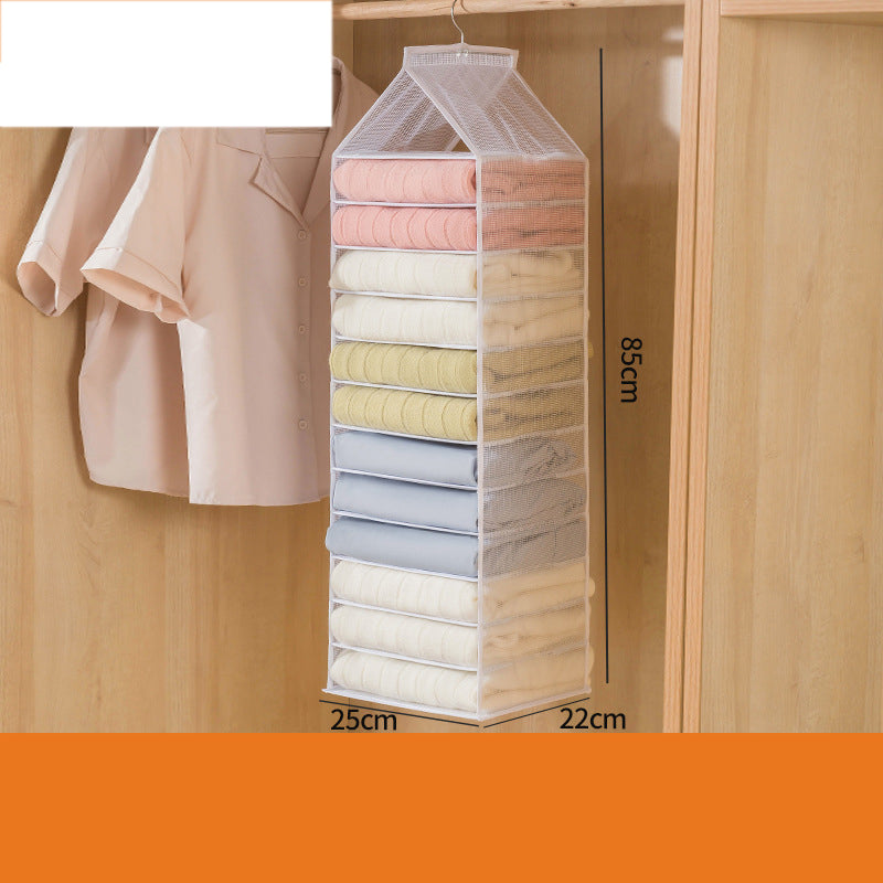 Hanging Closet Foldable Organizer with Hook