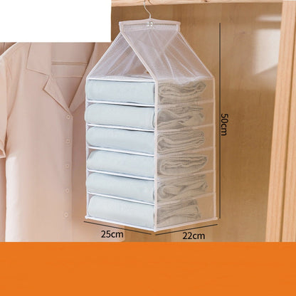 Hanging Closet Foldable Organizer with Hook