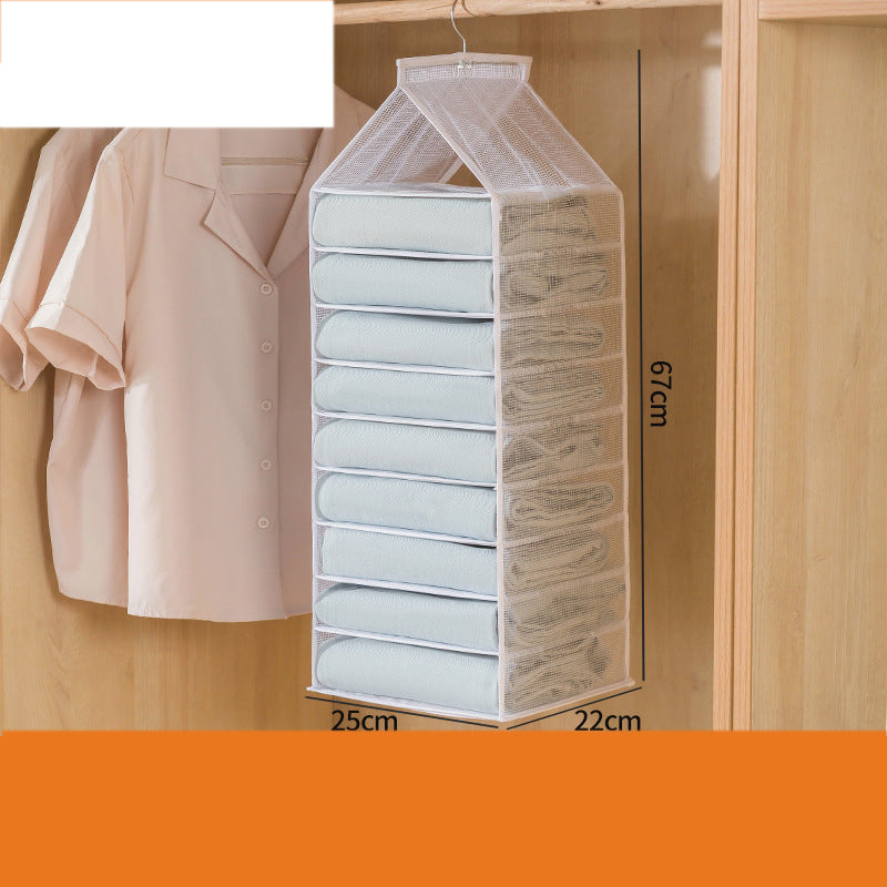 Hanging Closet Foldable Organizer with Hook