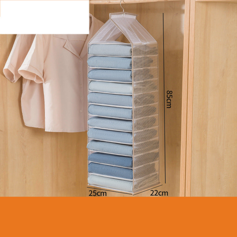 Hanging Closet Foldable Organizer with Hook