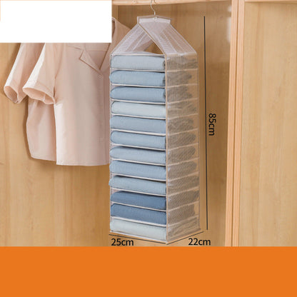 Hanging Closet Foldable Organizer with Hook